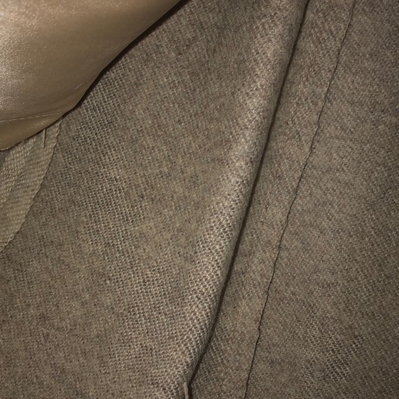 Full Length Tailored Fit Twill Wool Trench Coat - Picture 11 of 16